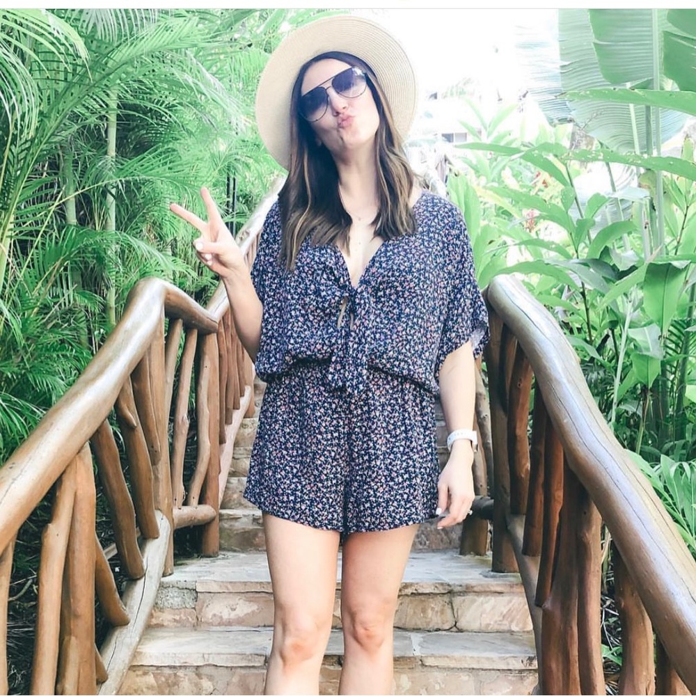 Rails Floral Romper